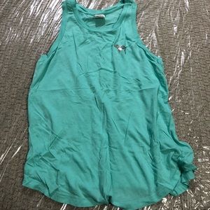 Victoria Secret Teal Tank Sparkle Ombré Small